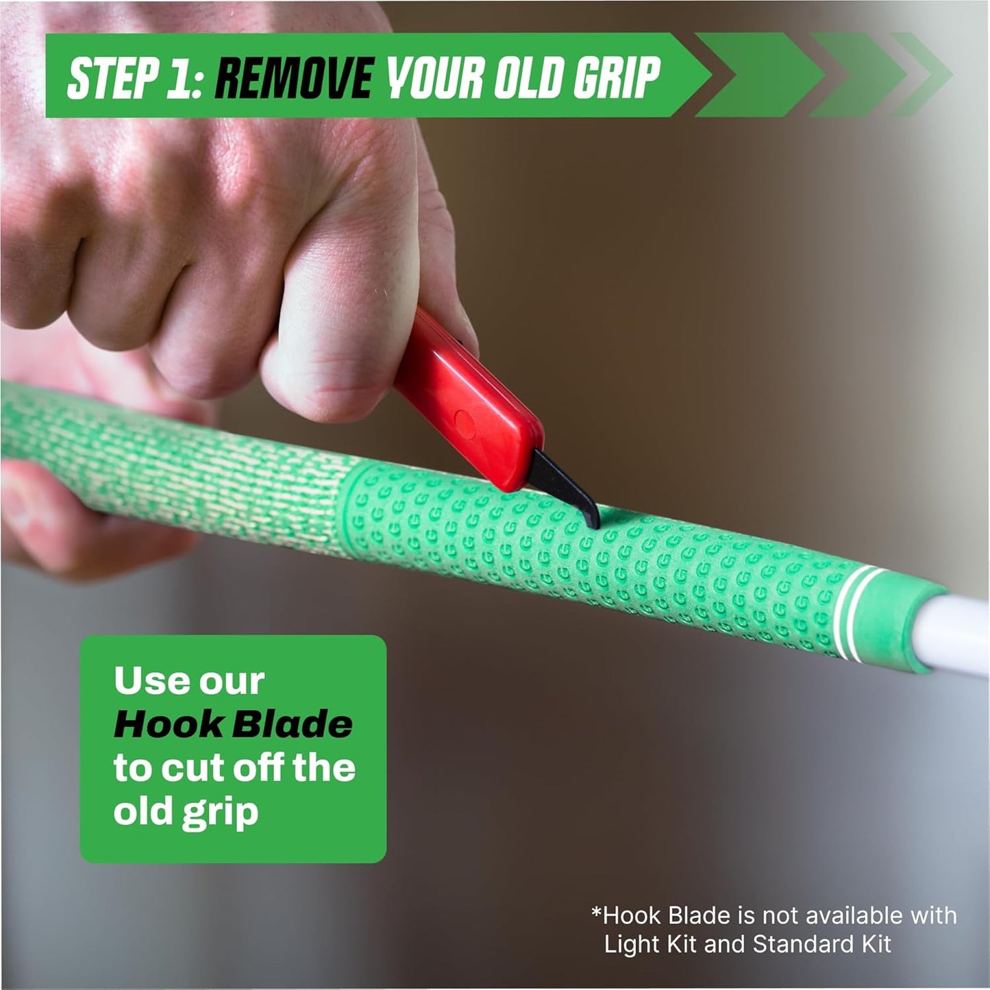 Golf Grip Kits for Regripping Golf Clubs - Professional Quality - Options Include Hook Blade, 15 or 30 Tape Strips, 5 or 8 Oz Solvent, Grip Tape Remover, Bench Vise & Rubber Clamp