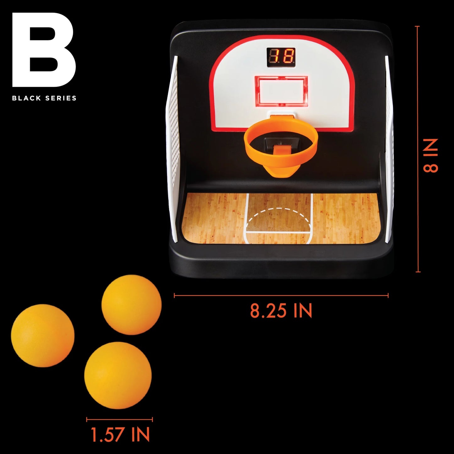 Motorized Basketball Hoop with Moving Target with Includes Digital Score, 3 Speeds Motor Target, Lights and Sounds, Age 8+