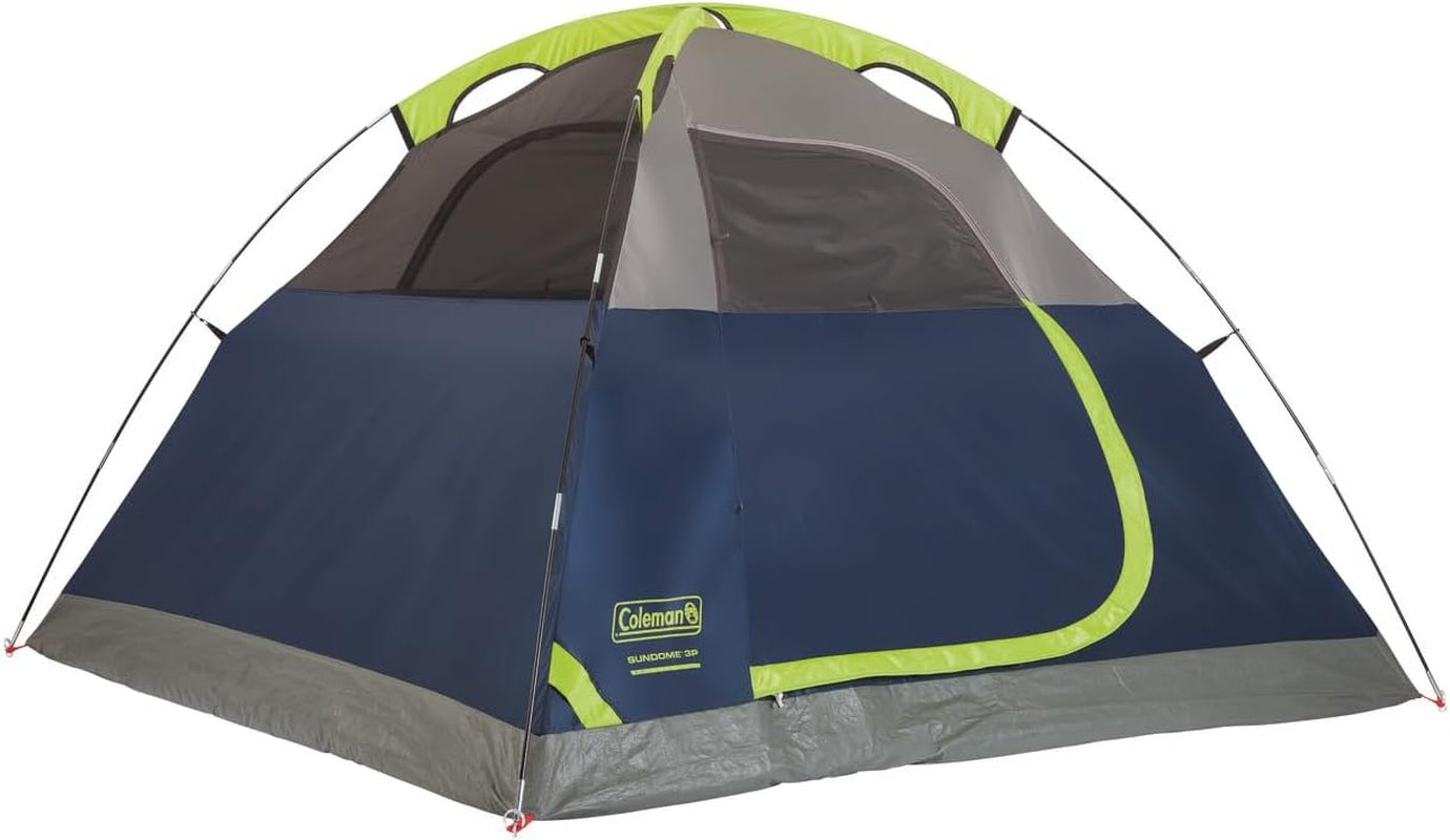Sundome 4-Person Tent with Rainfly, Weatherproof Tent Sets up in 10 Mins