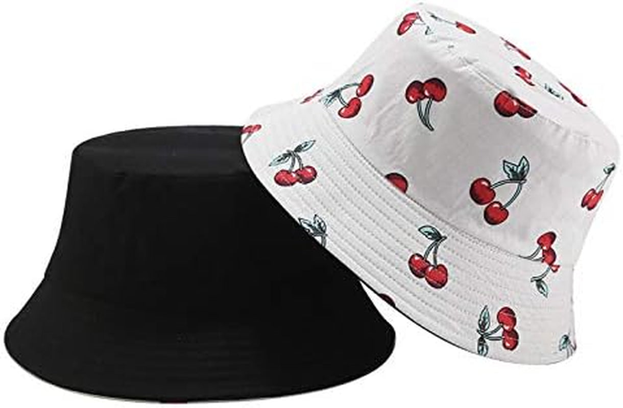 Unisex Reversible Packable Bucket Hat Sun Hat for Men Women