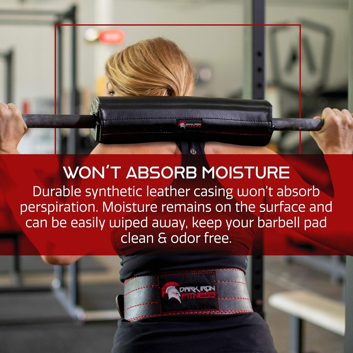 Barbell Pad - Extra Thick Padding for Weight Training, Squatting, Hip Thrusts Exercise Bar Protection & Support