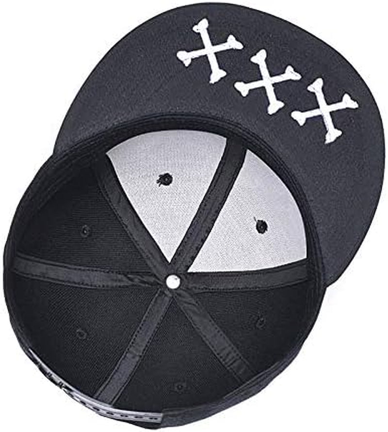 Adjustable Snapback Hat for Men Women,Unisex Hip Hop Baseball Cap Flat Bill Brim Dad Hats