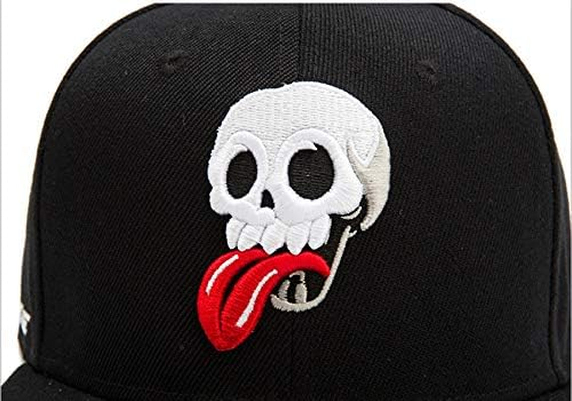 Adjustable Snapback Hat for Men Women,Unisex Hip Hop Baseball Cap Flat Bill Brim Dad Hats