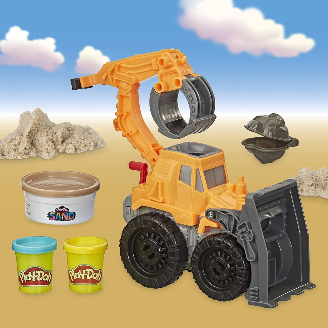 Play-Doh Wheels Front Loader Toy Truck with Non-Toxic Compound in 2 Colours