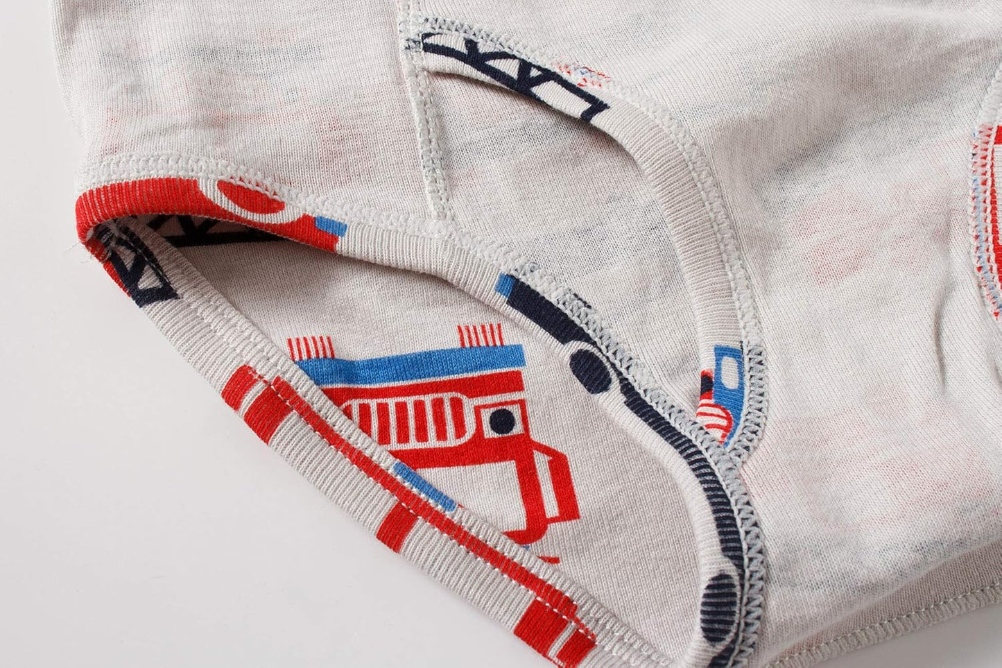 100% Cotton Little Boys Briefs Soft Dinosaur Truck Toddler Underwear