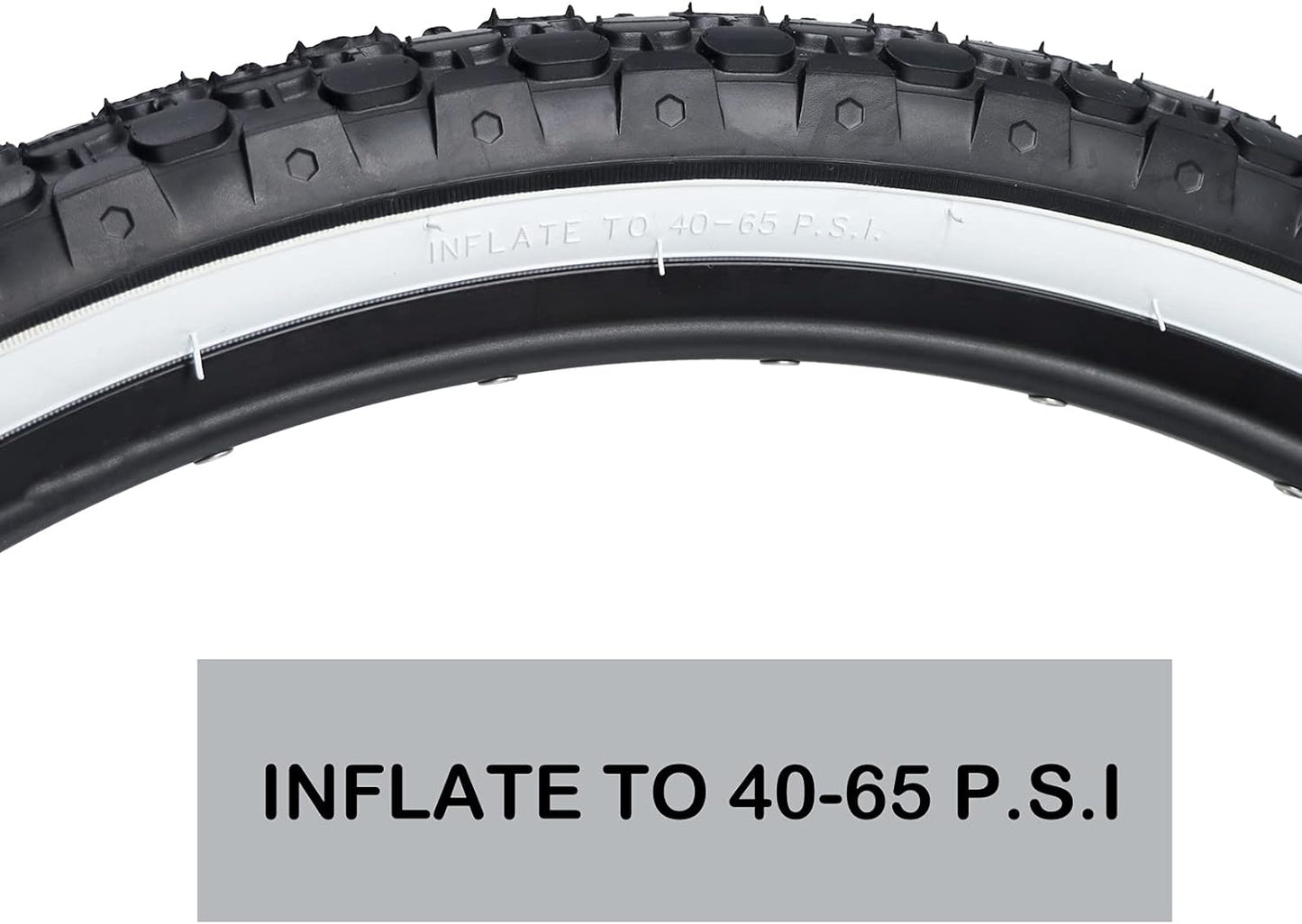 Bike Tire,24/26"X 2.125" Folding Beach Cruiser Bicycle Replacement Tires