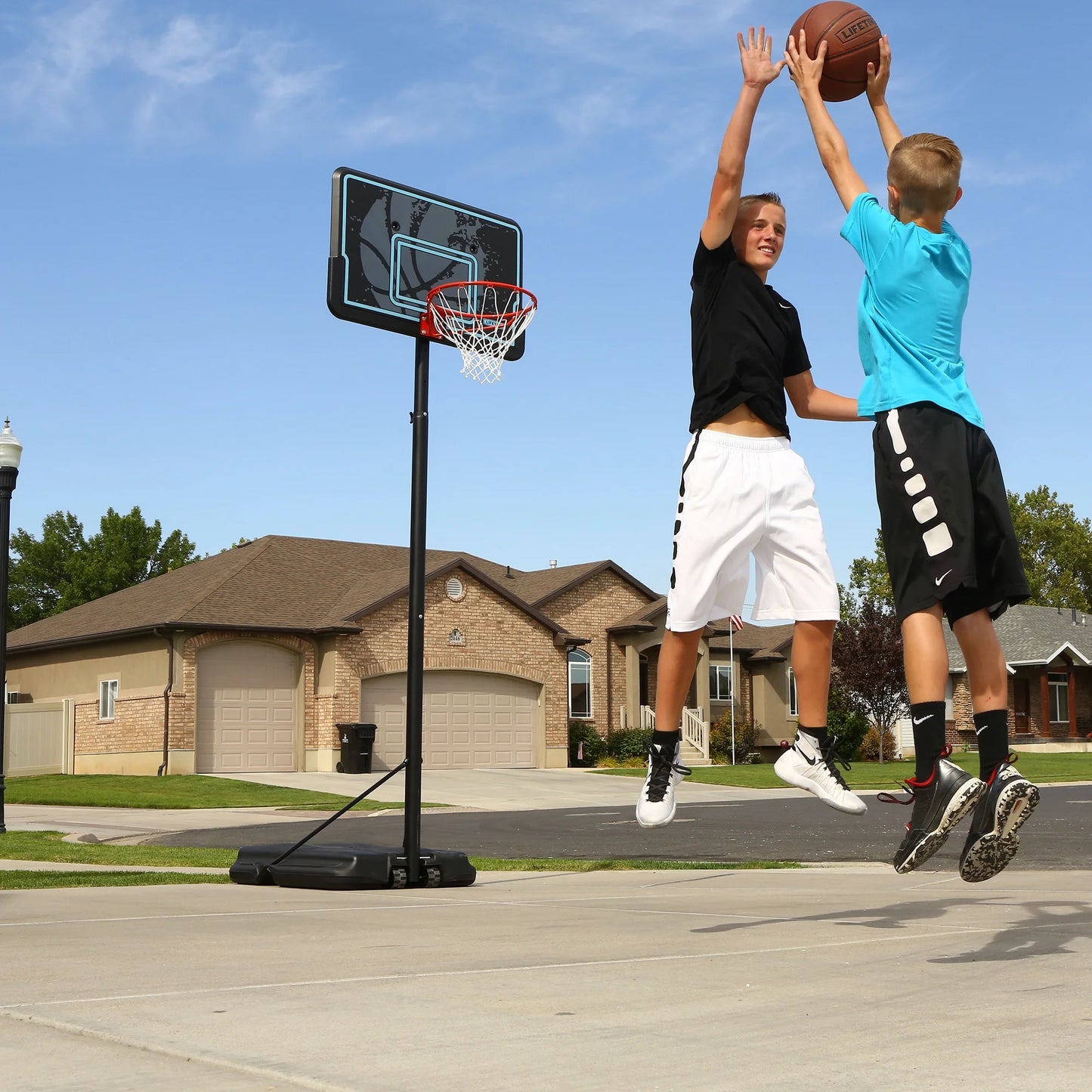 44-Inch Impact Portable Basketball Hoop with Telescoping Adjustment & Classic Rim – Model 90759-Outdoor Play