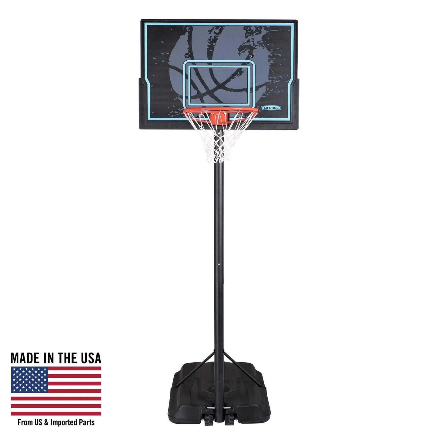44-Inch Impact Portable Basketball Hoop with Telescoping Adjustment & Classic Rim – Model 90759-Outdoor Play