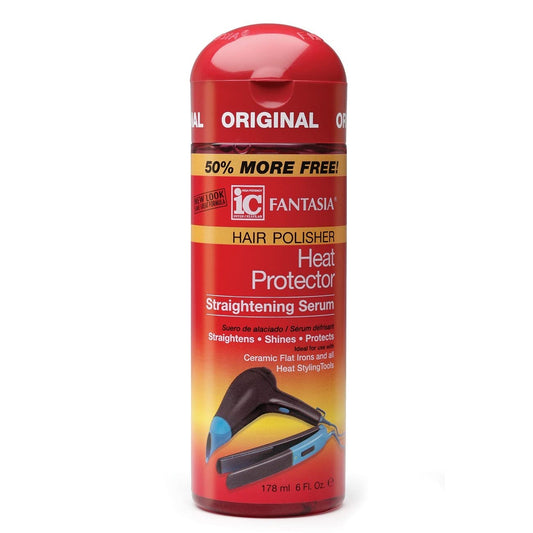 High Potency IC Heat Protector Straightening Serum, Hair Polisher, 6 Oz.
