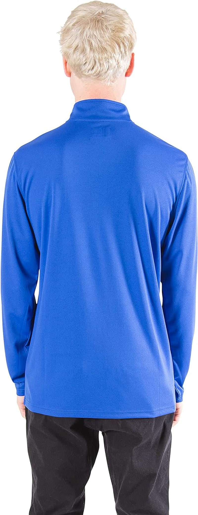Men'S NBA Quarter Zip Long Sleeve Pullover T-Shirt