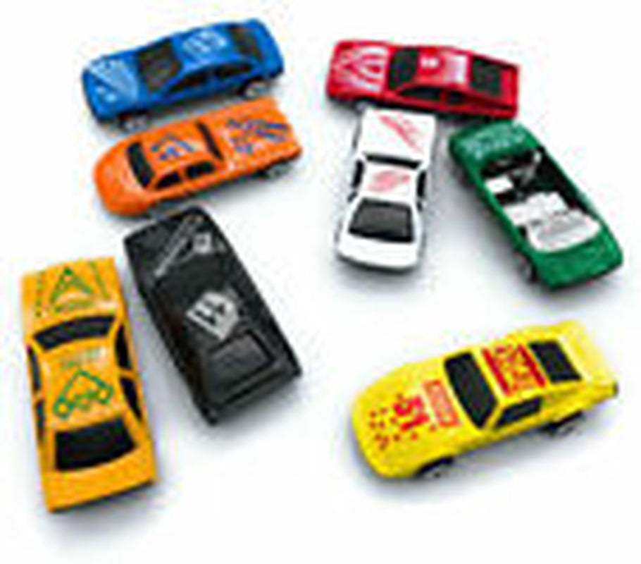 8PC STREET DIE CAST CARS CHILDREN KIDS TOY FUN F1 RACING VEHICLE- BEST XMAS GIFT