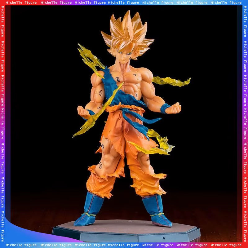 Hot Anime Dragon Ball Son Goku Super Saiyan Figure 17Cm/6.69In Goku DBZ Action Figure Model Gifts Collectible Figurines for Kids