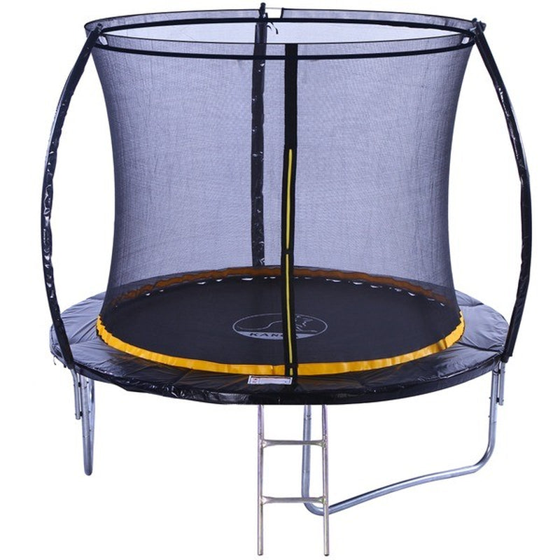 8Ft Trampoline Kanga Premium with Enclosure, Safety Net, Ladder & Anchor Kit