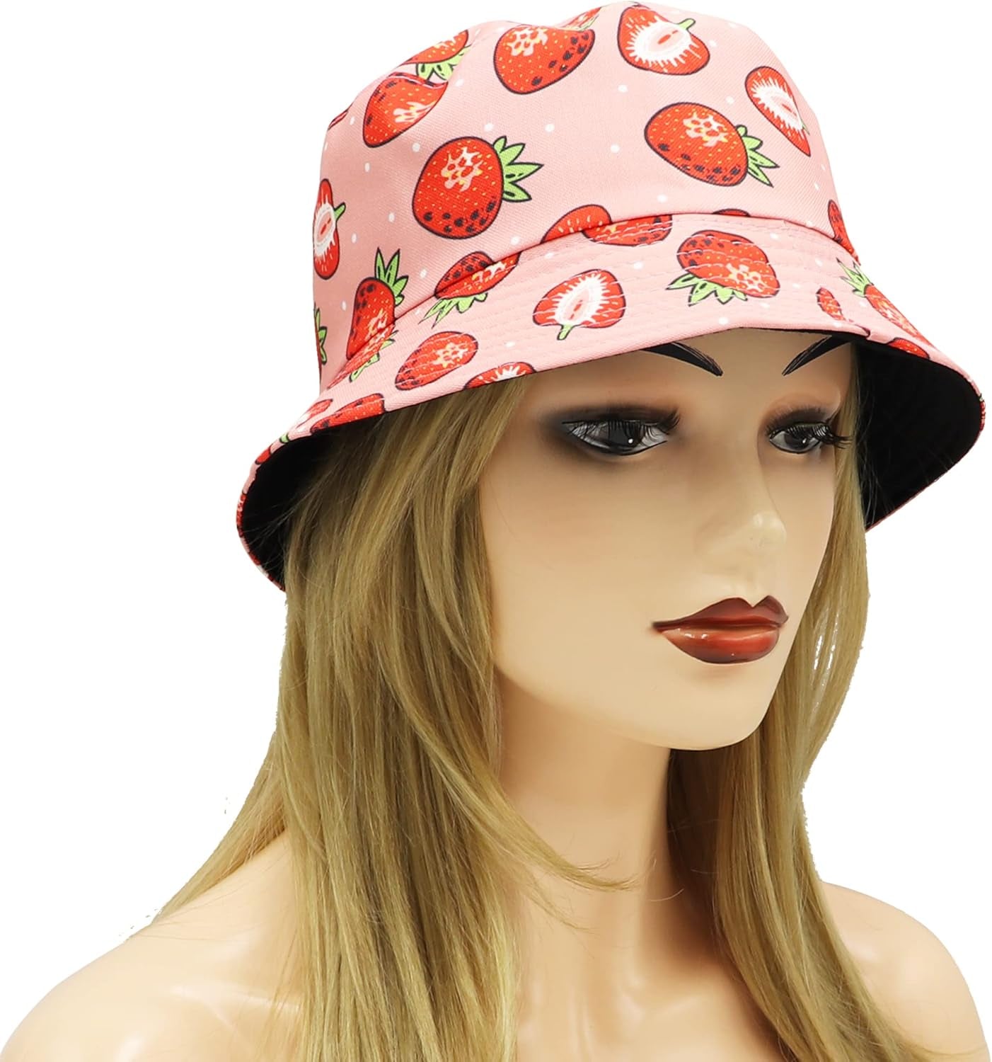 Unisex Reversible Packable Bucket Hat Sun Hat for Men Women