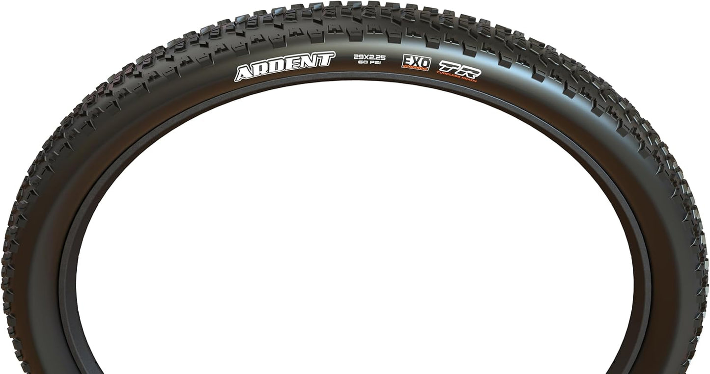 Ardent - Dual Compound - 26, 27.5 - EXO - Tubeless | Ramped Center Knobs Provide Excellent Traction, Size 27.5X2.25 - EXO