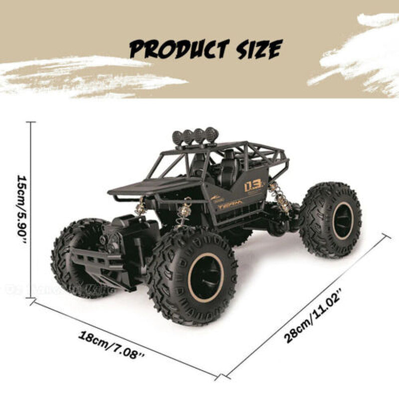 Large Remote Control RC Cars Big Wheel Car Monster Truck 4WD Kid Electric Xmas