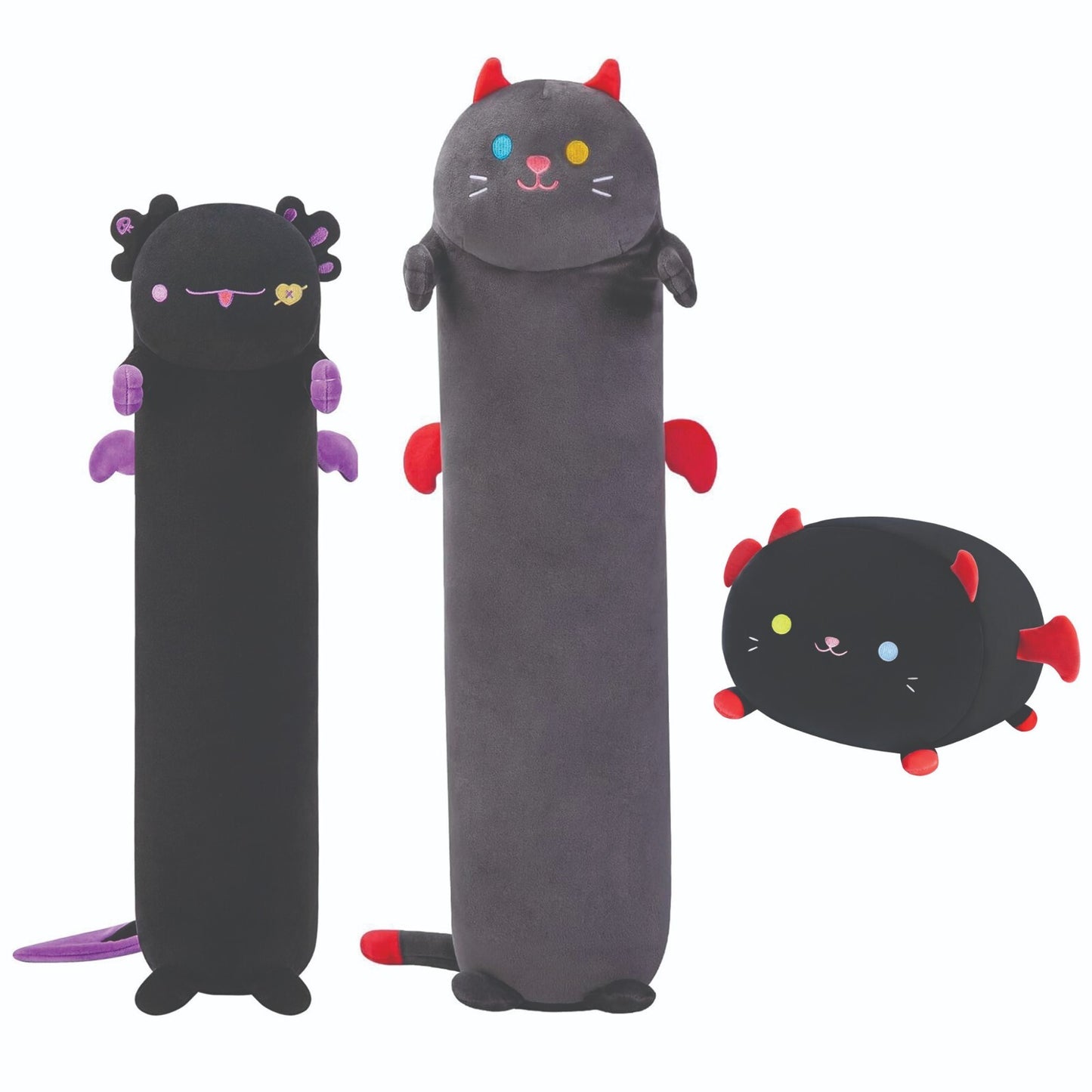 Long Cat Plush Pillow Sleeping Hugging Cushion Stuffed Cute Squishy Kitty Black
