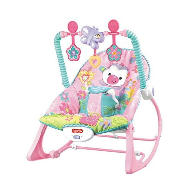 Baby Infant to Toddler Vibration Bouncer Rocker Swing Chair Soothing Music Toys