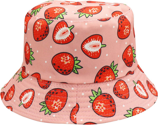 Unisex Reversible Packable Bucket Hat Sun Hat for Men Women