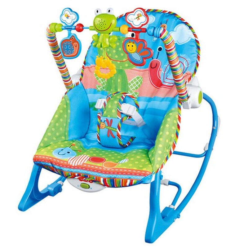 Baby Infant to Toddler Vibration Bouncer Rocker Swing Chair Soothing Music Toys