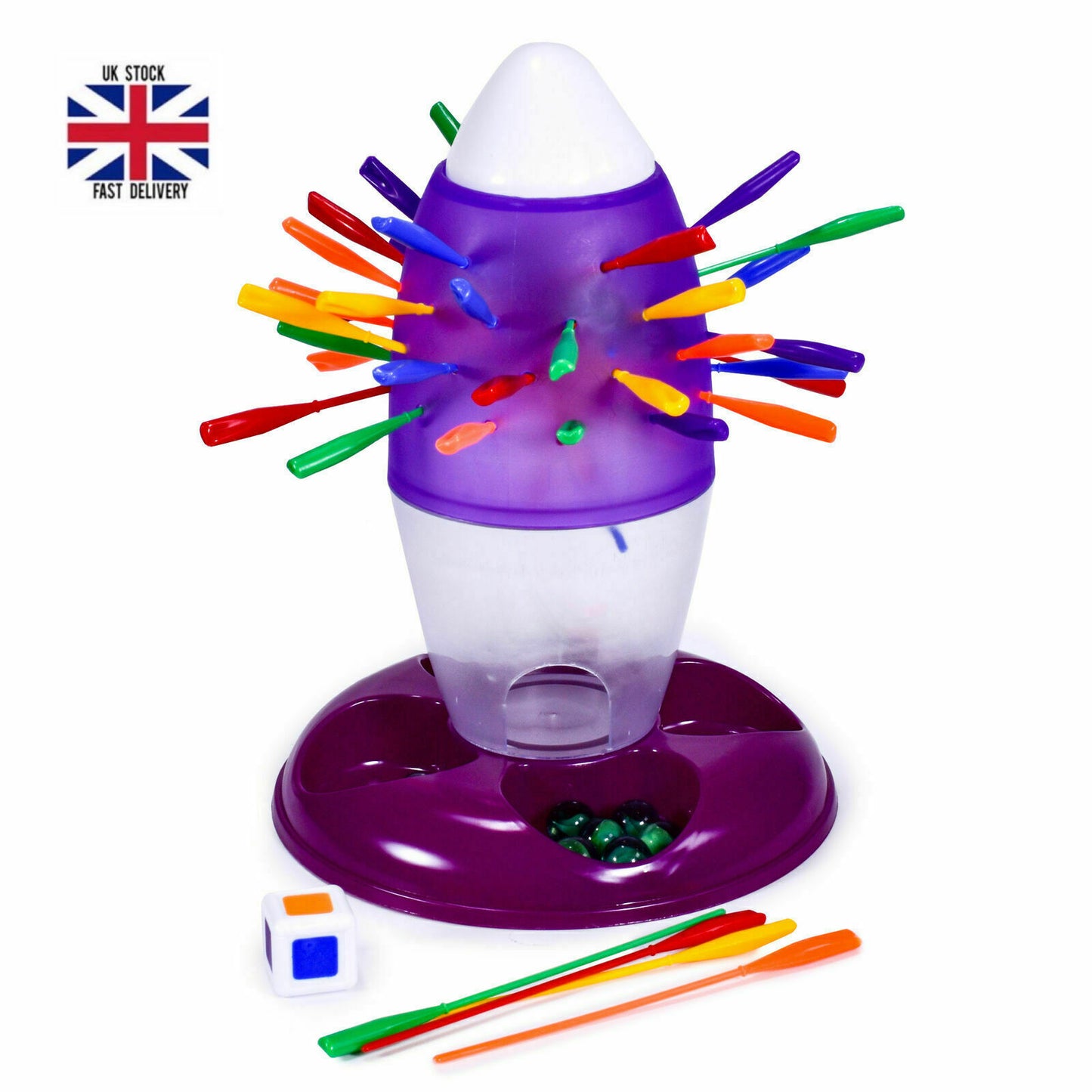 Tumble-O Board Game Don'T Drop Marbles Sticks Kids Family Fun Game Toy Childrens