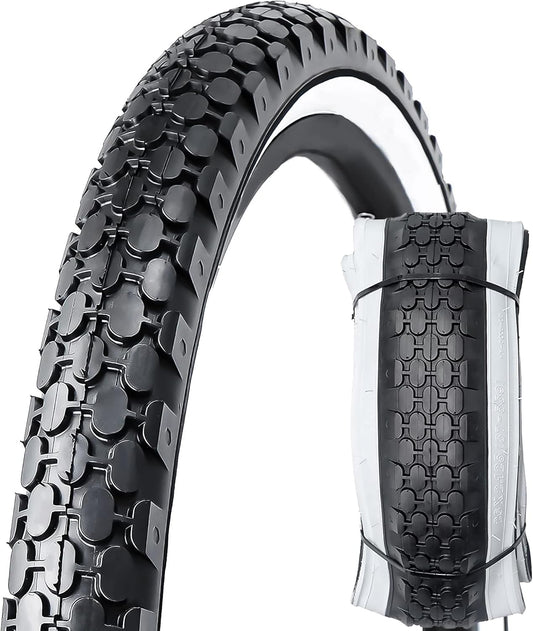 Bike Tire,24/26"X 2.125" Folding Beach Cruiser Bicycle Replacement Tires