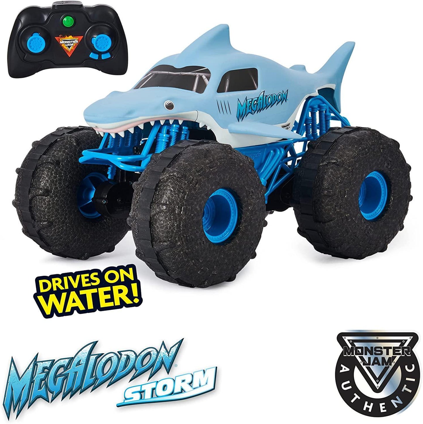 Remote Control Monster Jam Megalodon Storm Monster Truck Car 1:24 - 1:15 Scale