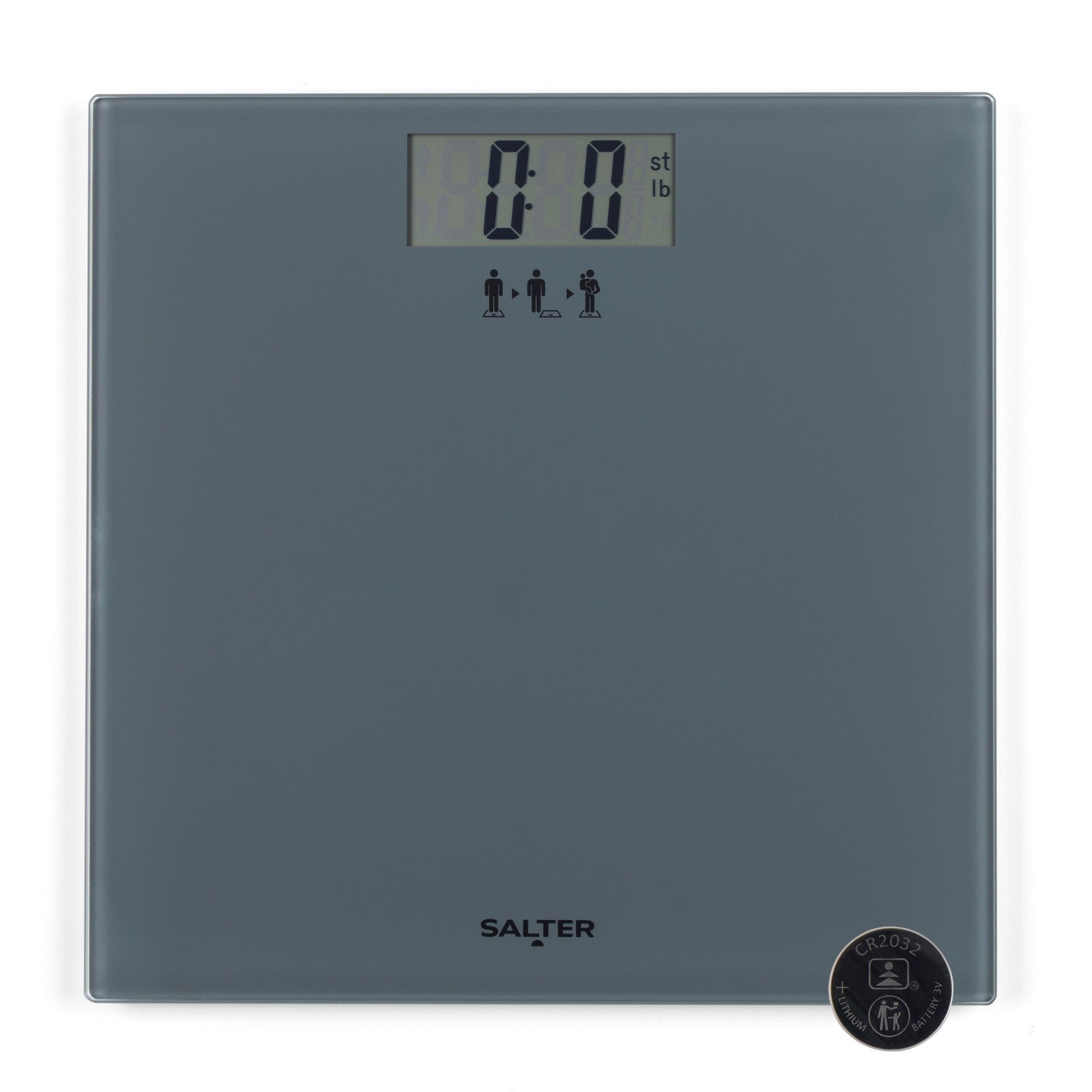 Salter Bathroom Scale Add & Weigh for Babies Pets, Luggage Easy Read LCD Display