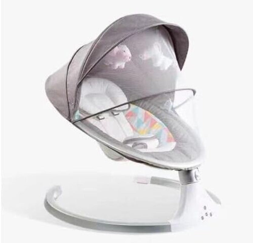 Baby Bouncer Hub Swing with Bluetooth & 3-Stage Timer, Music and Remote Control