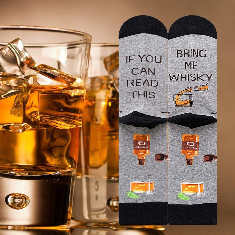 Funny Socks for Men & Women,Fun Socks,Crazy Colorful Cool Novelty Cute Dress Socks,Food Animal Space Socks …