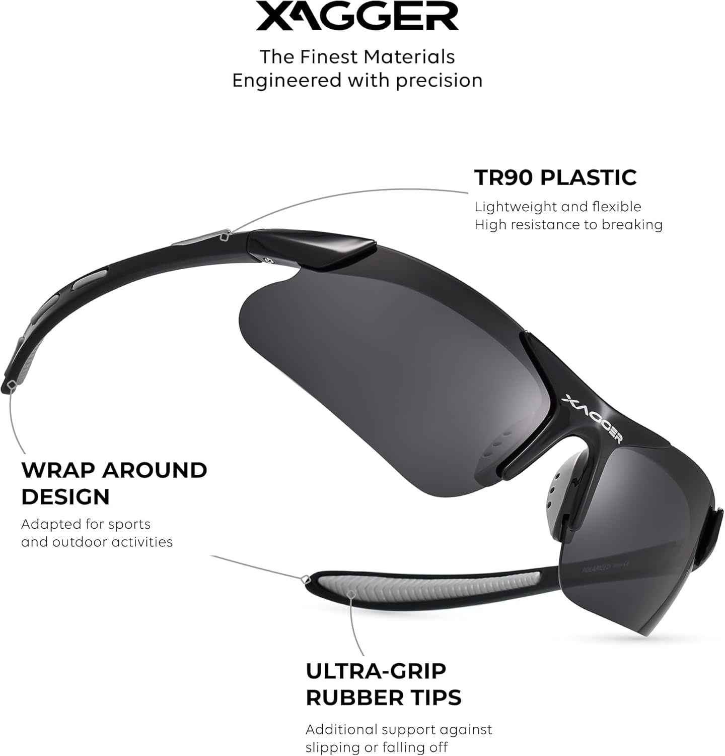 Kids Youth Polarized Sports Sunglasses for Boys Girls Baseball Softball Glasses TR90 Frame