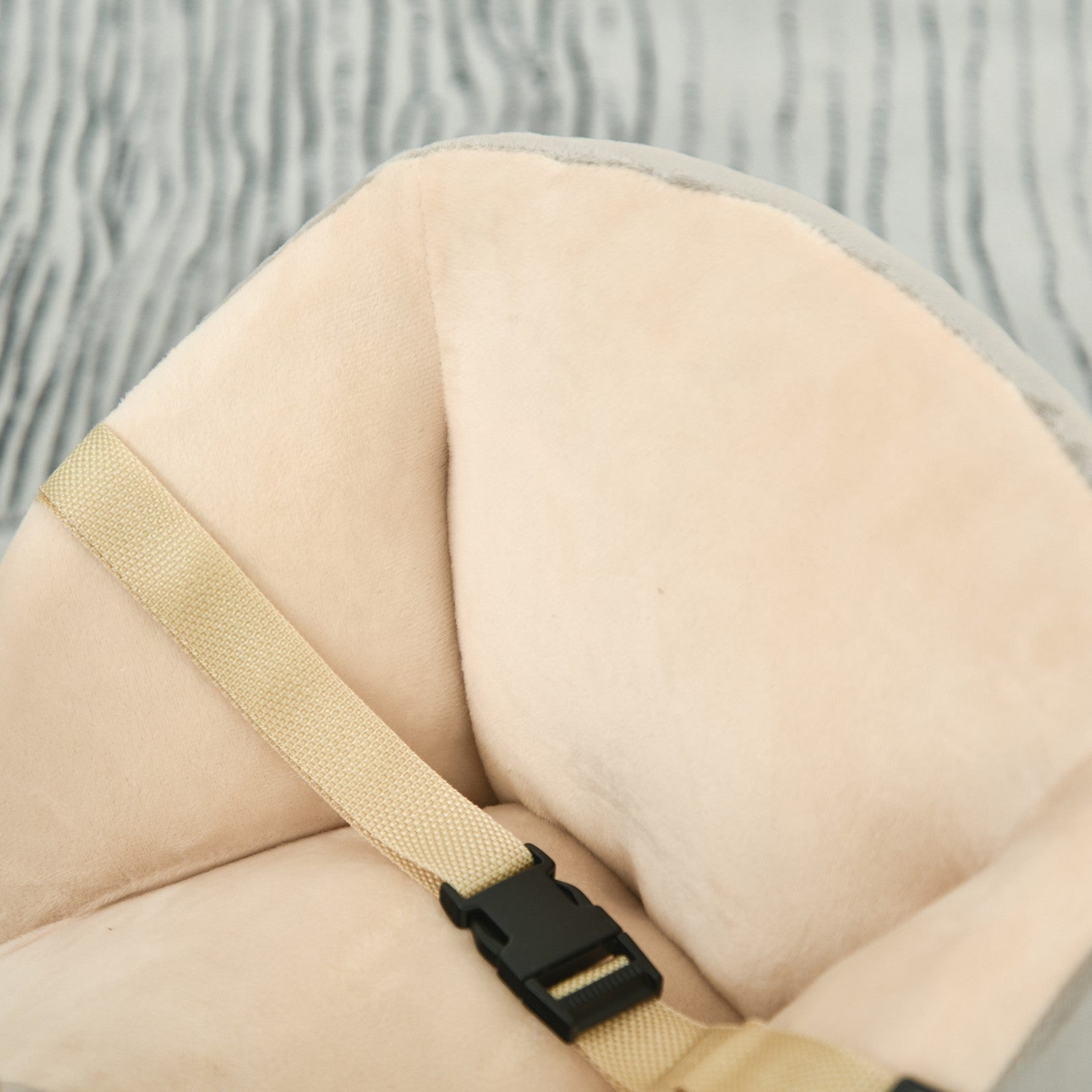 Cute Kids Ride-On Rocking Donkey W/ Sound Handlebars Seat Belt Plush Body