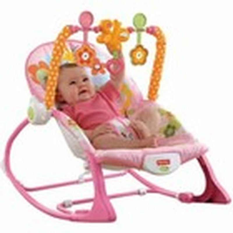 Baby Infant to Toddler Vibration Bouncer Rocker Swing Chair Soothing Music Toys