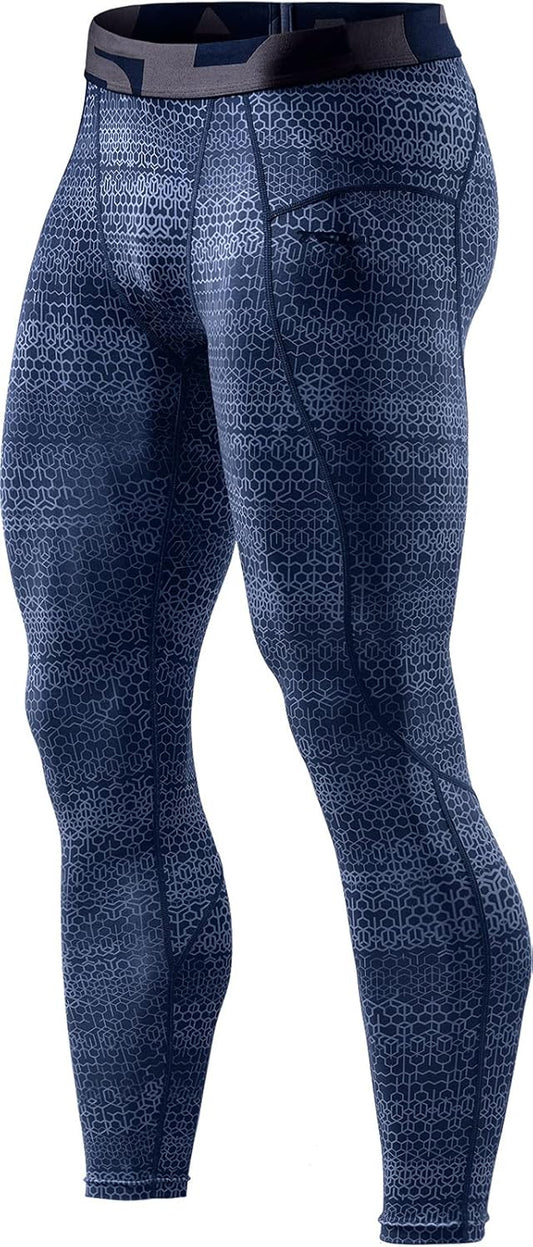 Men'S Compression Pants - Cool Dry Athletic Sports Workout Running Tights Leggings Baselayer