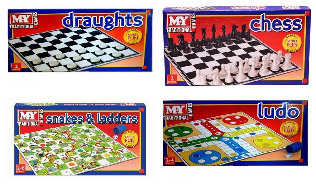 Traditional Board Games Family Fun Party Classic Kid Child Full Size Party Toy