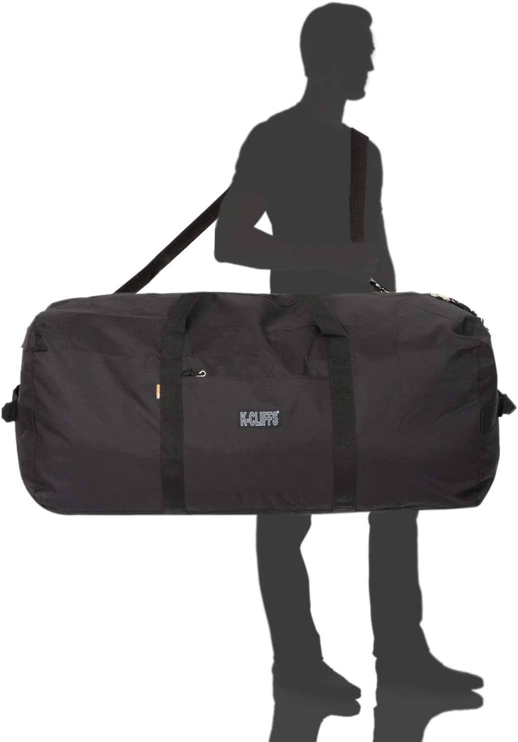 Heavy Duty Cargo Duffel Large Sport Gear Drum Set Equipment Hardware Travel Bag Rooftop Rack Bag (30" X 15" X 15", Camouflage)