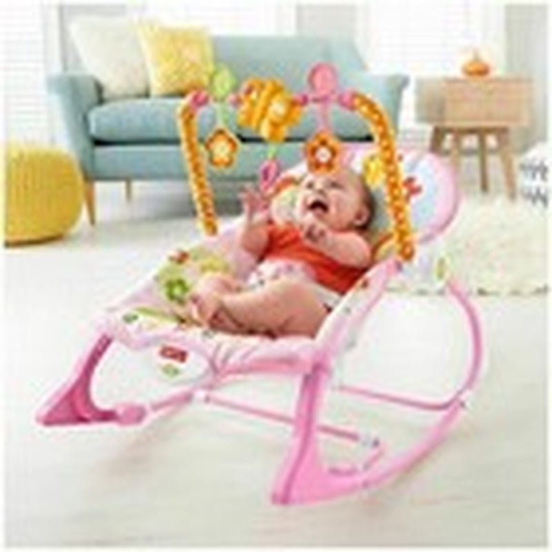 Baby Infant to Toddler Vibration Bouncer Rocker Swing Chair Soothing Music Toys