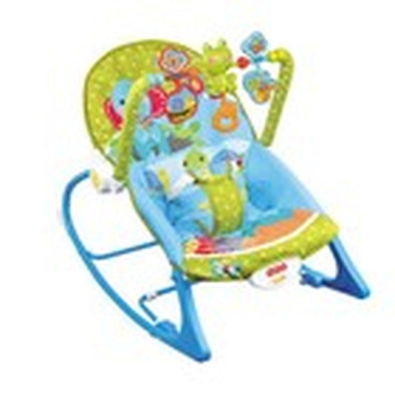 Baby Infant to Toddler Vibration Bouncer Rocker Swing Chair Soothing Music Toys