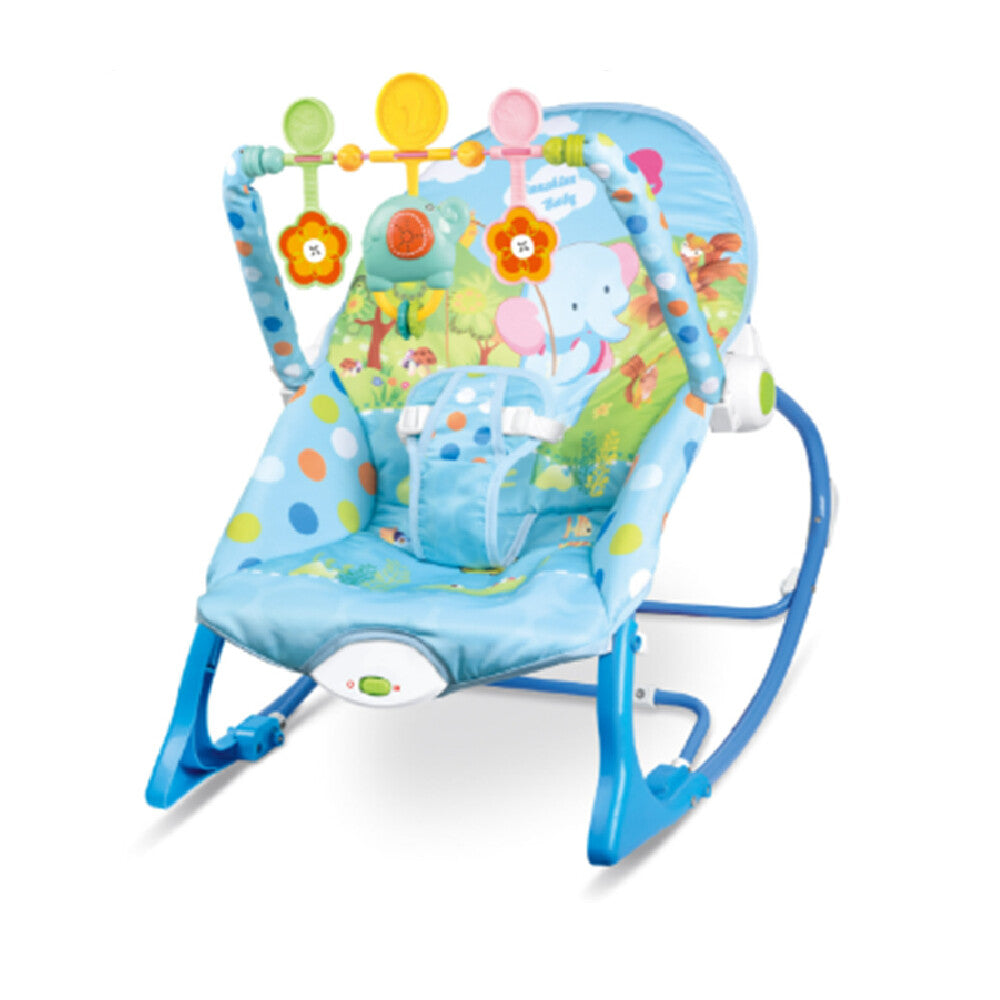 Baby Infant to Toddler Vibration Bouncer Rocker Swing Chair Soothing Music Toys