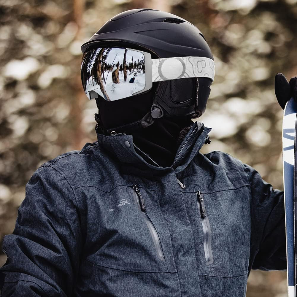 Ski Goggles PRO - Frameless, Interchangeable Lens 100% UV400 Protection Snow Goggles for Men & Women