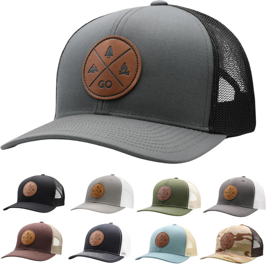 Trucker Hat - GO Outdoors (Gray/Black)