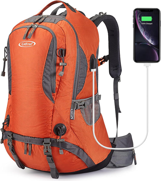 50L Hiking Backpack Waterproof Daypack Outdoor Camping Climbing Backpack with Rain Cover for Men Women