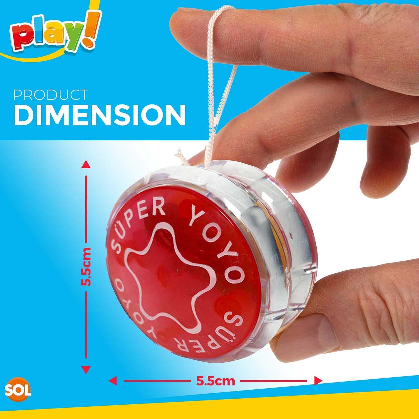 6-24 Professional Yoyo Light up Spinner Toy Pro Trick Flashing Clutch Yo Yo Kids