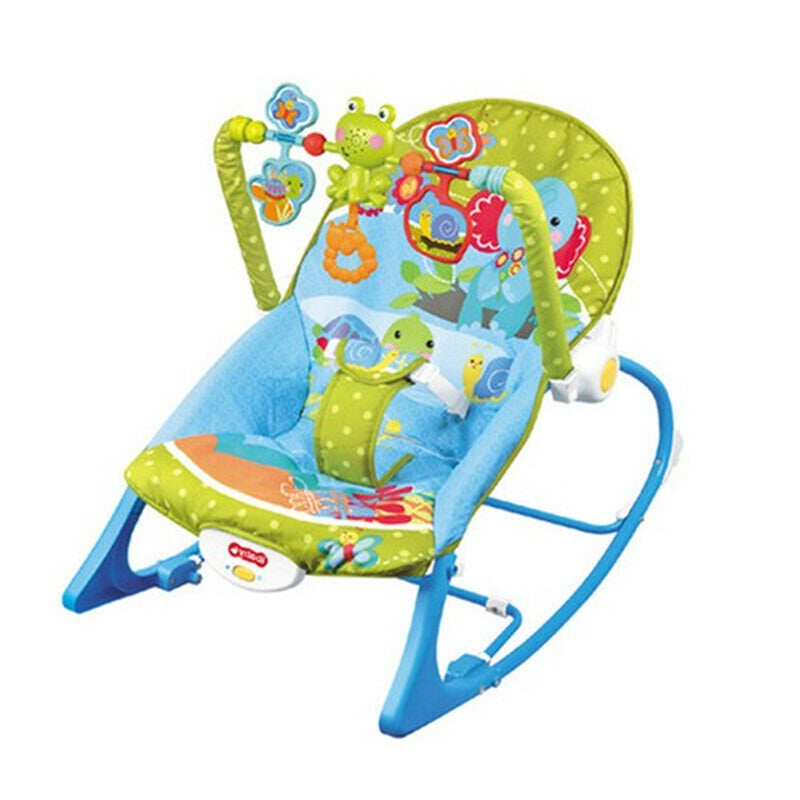 Baby Infant to Toddler Vibration Bouncer Rocker Swing Chair Soothing Music Toys