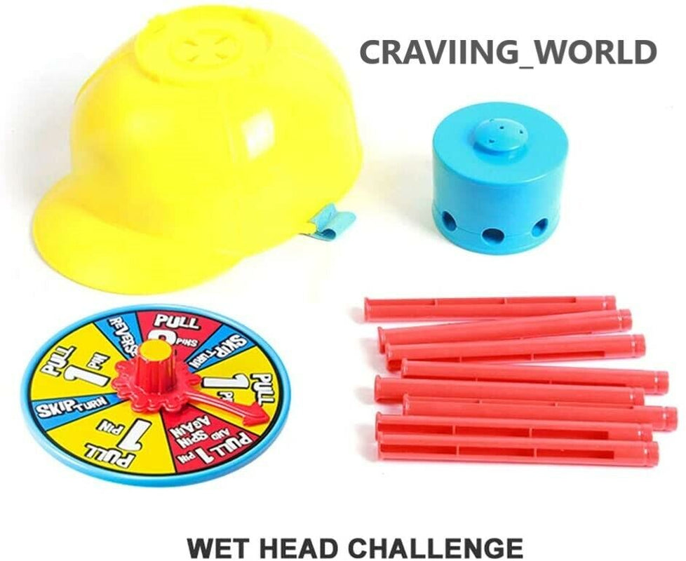 2Pcs Wet Head Water Roulette Game KIDS Friends Family TOY PLAY SET