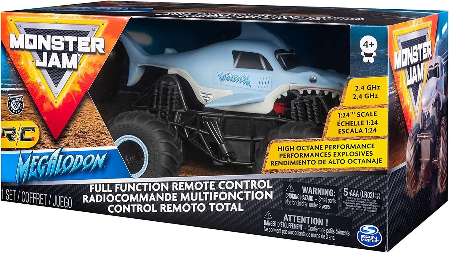 Remote Control Monster Jam Megalodon Storm Monster Truck Car 1:24 - 1:15 Scale