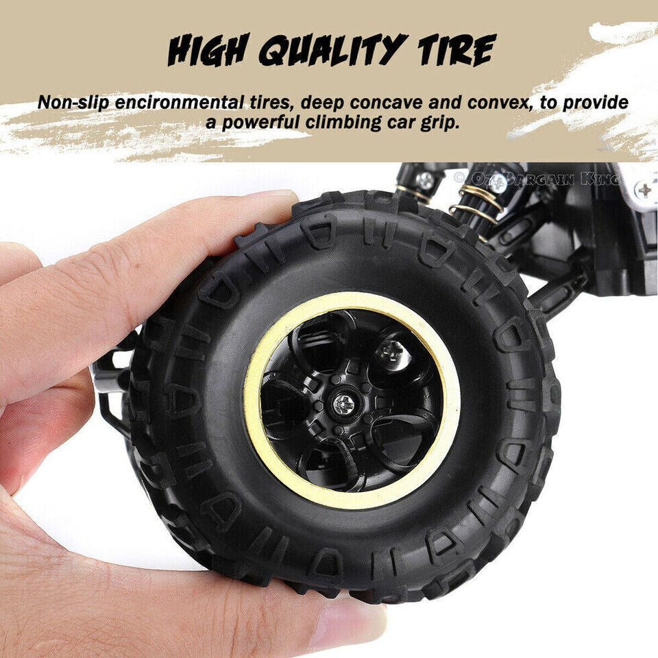 Large Remote Control RC Cars Big Wheel Car Monster Truck 4WD Kid Electric Xmas