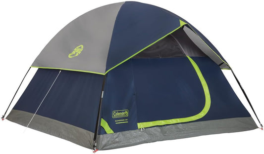 Sundome 4-Person Tent with Rainfly, Weatherproof Tent Sets up in 10 Mins
