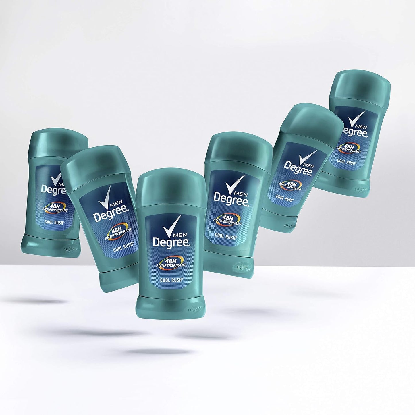 Men Antiperspirant Deodorant Stick Cool Rush 48 Hour Protection 2.7 Oz (Pack of 6)