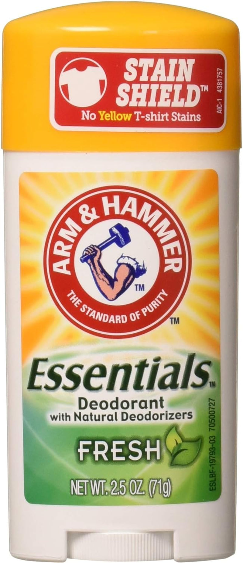 Essentials Natural Deodorant Fresh Rosemary Lavender 2.50 Oz (Pack of 4)